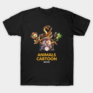 ANIMALS CARTOON BAND T-Shirt